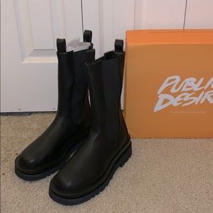 *Brand New* Public Desire - Chunky Chelsea Boots